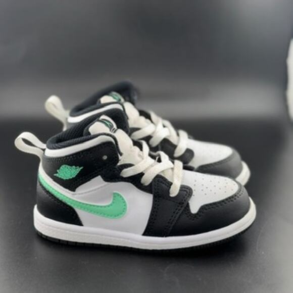Jordan 1 Mid Green Glow (TD) - Picture 1 of 4